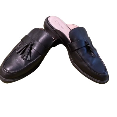 Gorman leather slides Size 41 Black  