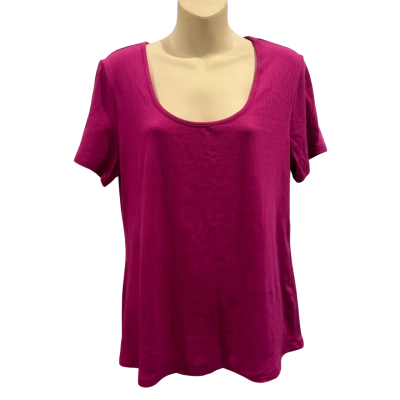 Proud Poppy Clothing Womens  Size 18 Short Sleeve Shirt Purple 