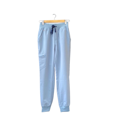 Figs Size XXS High Waisted Pants Blue BNWT