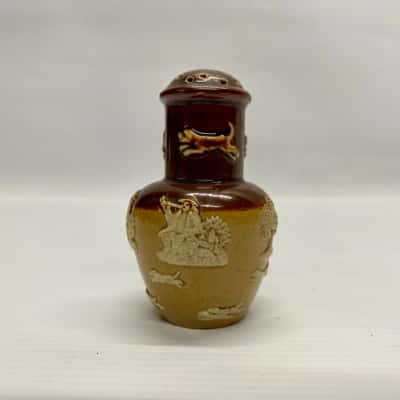 Antique Royal Doulton Lambeth Stoneware Pepper Shaker