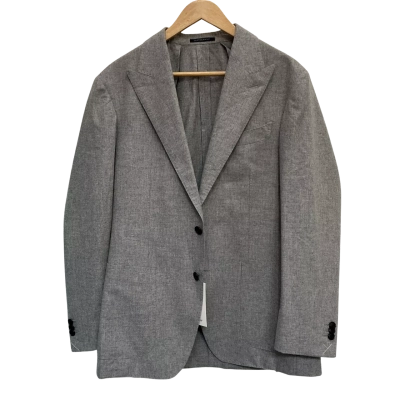 SuitSupply Mens Size 25 (UK/US 40S) BNWT Grey Wool/Cashmere Mix Suit Jacket 