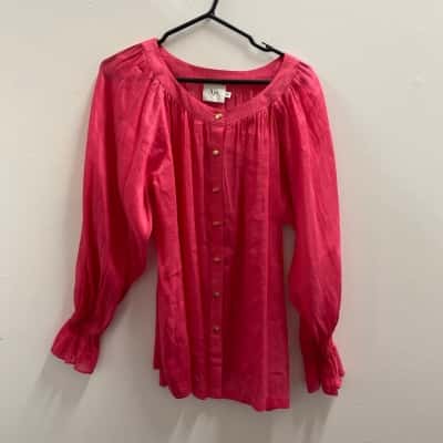 AJE Womens  Size One Size Blouse Pink  Looks New