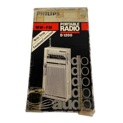 Philips MW-FM Portable Radio D 1200 - Black