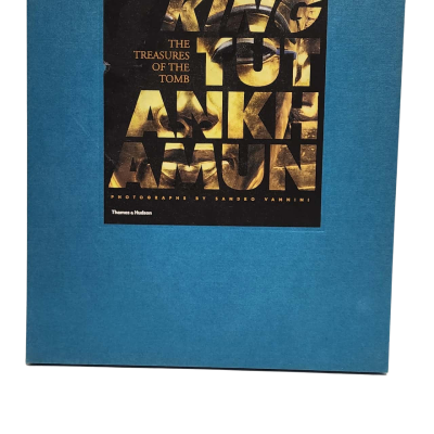King Tutankhamun Hard Cover Book with outer Sleeve