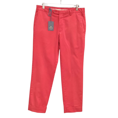 NEW GERMANO -  Mens  Size 48 Slim fit Pants Red 