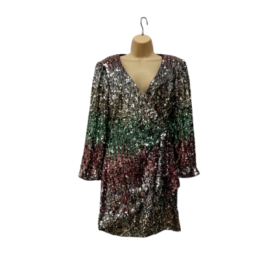 Collection Sequins  Size 12 Cocktail Dress / Party Dress Multicoloured 