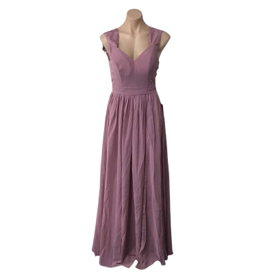 JJ's House Womens Size 6 Vintage Mauve Sleeveless Evening Dress (new)