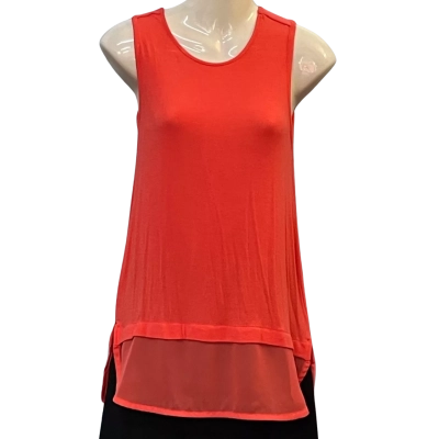 Witchery Womens  Size XXS Sleeveless Top Orange 
