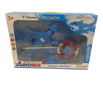 Kids 4 Channel R/C Aero Bus 