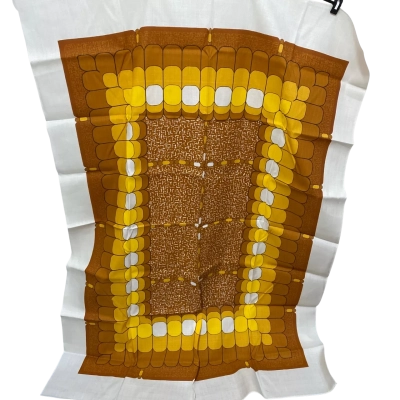 Vintage Tablecloth Brown 180L x 133W