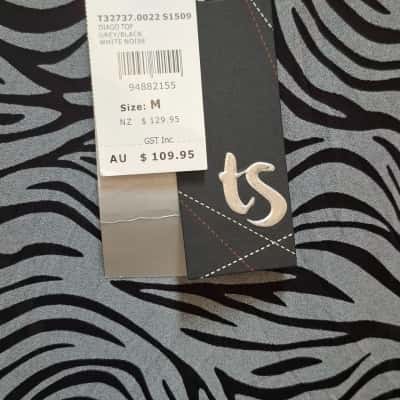 TS Womens  Size M T-shirts Black  / Grey 