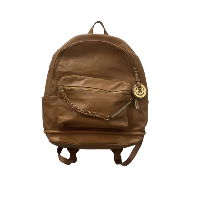 Womens Mimco Backpack Brown Leather 
