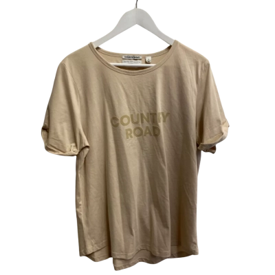 Country Road Ladies  Size XL Short Sleeve T-shirt Light Brown 
