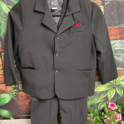 Kids 3-piece Black suit Size 6 
