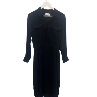 Zimmermann Womens  Size 1 Long Sleeve Dress / Midi Dress Black  