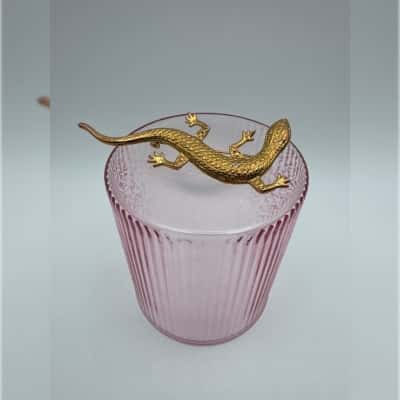  Gold Tone Lizard Brooch 