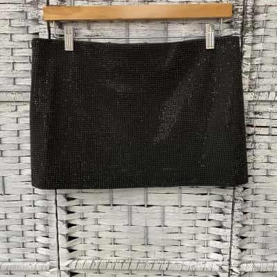 Zara Womens  Size M Mini Skirt Black  