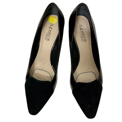 Diana Ferrari Womens  Size 8 Black Supersoft shoes 