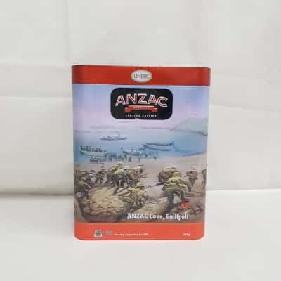 Anzac Biscuit Tin Limited Edition Red