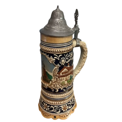Vintage German musical beer stein 