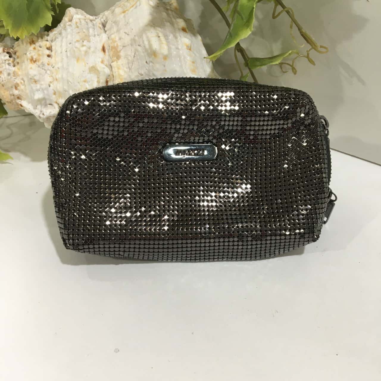 mimco mesh pouch