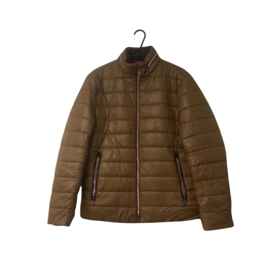 Mens Polo Villae Size 54 Puffer Brown /Black/  Red 