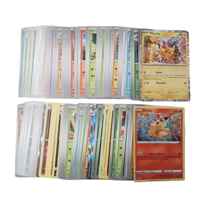 100 Assorted Pokémon Trading Cards 