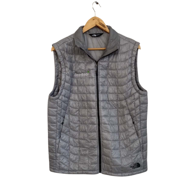 The North Face Mens  Size M Puffer / Vest Grey / Silver 