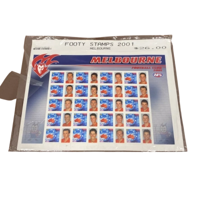 2001 Melbourne Demons Stamp Collection