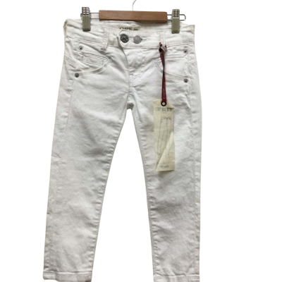 Chipie Kids  Size 4 Jeans White Jeans RRP: $109