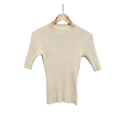 Viktoria & Woods Womens  Size 1 Knit Top Beige 