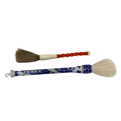 2 traditional Chinese calligraphy brushes 