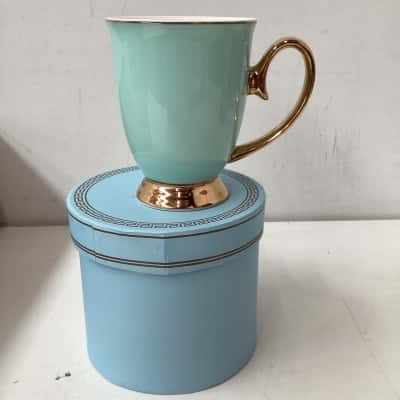 Christiana High Tea Collection  light blue Tea Cup 