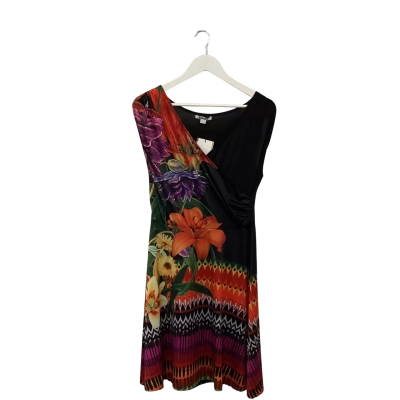 Smash! Campta Dress Black Floral Sleeveless Size L BNWT rrp $149