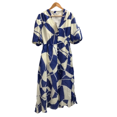 NWT Forever New Loanne Puff Sleeve Midi  Size 12 