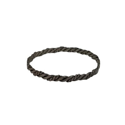 Vintage Sterling Silver (925) Braided Bangle Bracelet (20 grams)