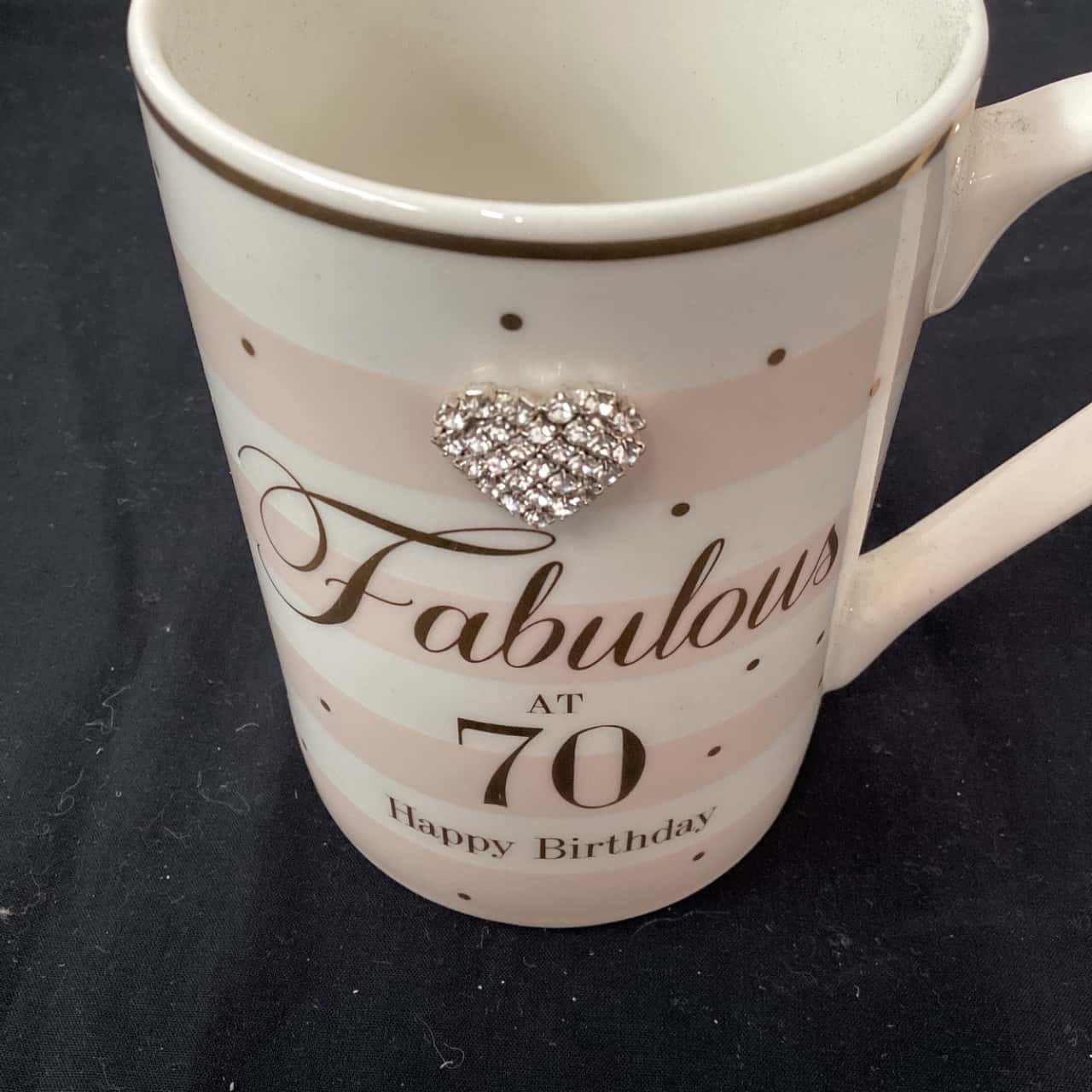 Tazza Con 70 Strass Per Compleanno – LEONARDO Happy Birthday Mad Dots