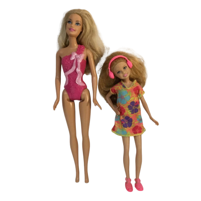 Barbie and Chelsea Doll as pictured