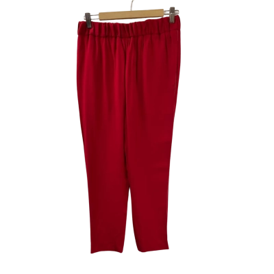 Marni Womens  Size 40 Casual Pants Red / White 