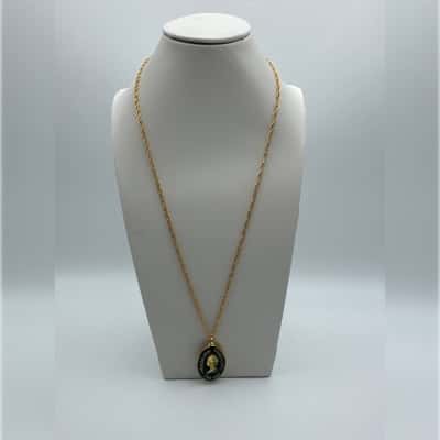 Madame Tussaud Gold Tone Necklace 