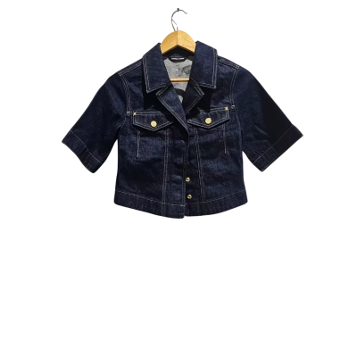 Country Road Womens  Size 6 Cropped Jacket Blue 