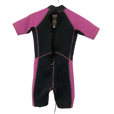 Chanda Kids  Size 6 Black  / Pink  Wetsuit