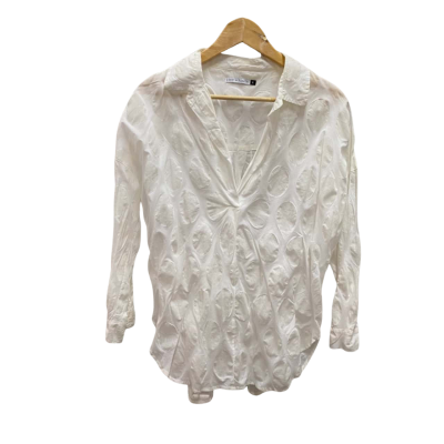 Zaket and Plover Size S Long Sleeve Top White 