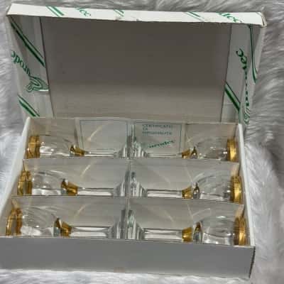Eurodec Italian crystal glasses set 