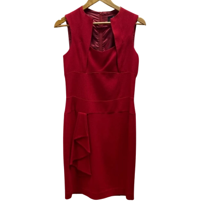 Cue Womens Red Sleeveless Dress Size 8
