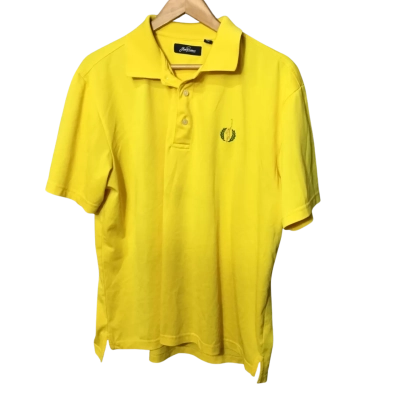 Jack Nicklaus Mens  Size L Polo Shirt Yellow 