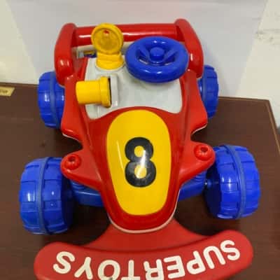 Vintage Plastic Supertoys Toy Racing Car(no remote) 