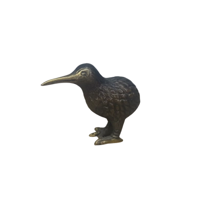 Small Bronze Kiwi Sculpture Ornament