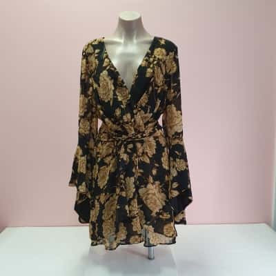 City Chic Women's Size XS Luxe Floral Mini Dress - New With Tags