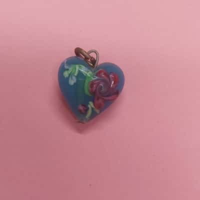  Womens Pendant Blue Heart
